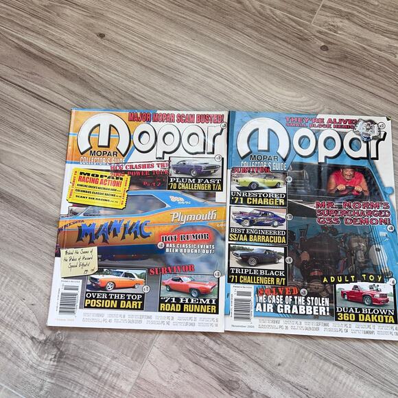 Mopar Magazine 2005 Collector's Lot/7 Issues(Feb, May, Jul, Aug, Sep, Oct, Nov) - Picture 5 of 11